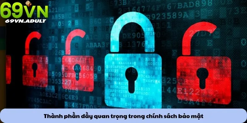 Thành phần đầy quan trọng trong chính sách bảo mật